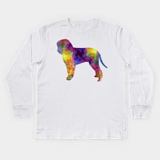 Romagna Water Dog in watercolor Kids Long Sleeve T-Shirt